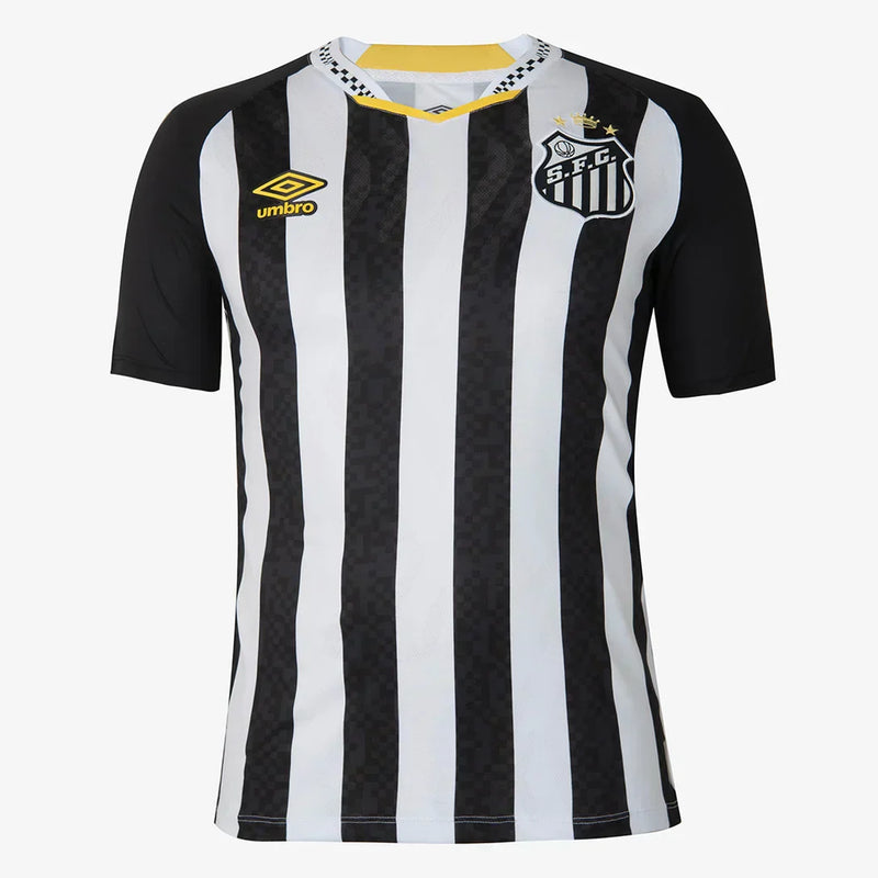 Camisa Santos II 25/26 Torcedor Umbro Masculina - Preto e Branco