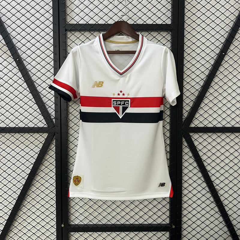 Camisa São Paulo I Feminina 25/26 - Branca