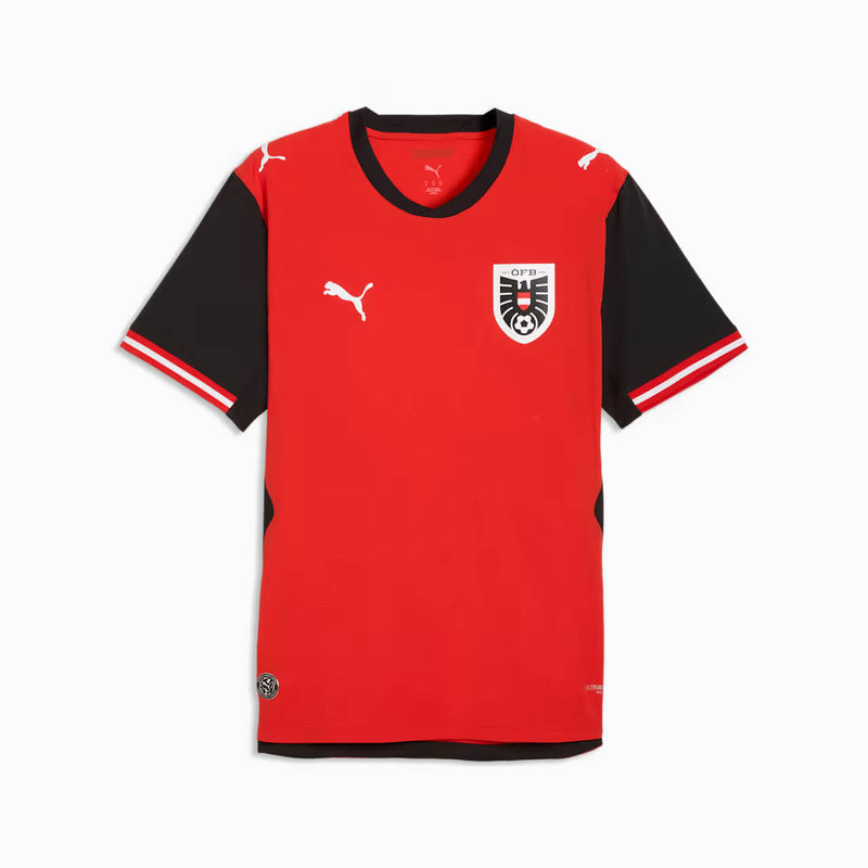 Camisa Austria I - Copa do Mundo 2026 - Torcedor