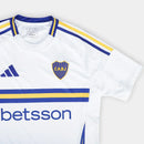 Camisa Boca Juniors Away 2025 Torcedor Adidas Masculina - Branco+Azul