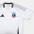 Camisa Colo-Colo Home 25/26 Torcedor Adidas Masculina - Branco+Preto