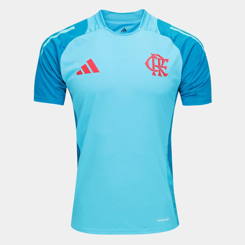 Camisa Flamengo Treino 25/26 Azul e Vermelho