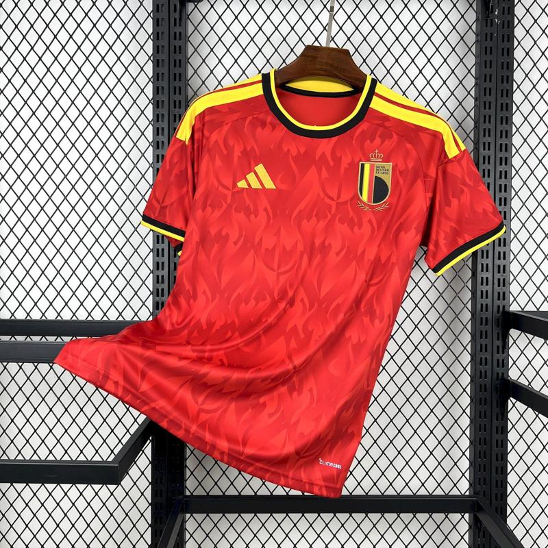 Camisa Bélgica I - Copa do Mundo 2026 - Torcedor