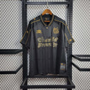 Camisa Santos Charlie Brown Jr 2022/23 -UMBRO Preta- Torcedor Masculina